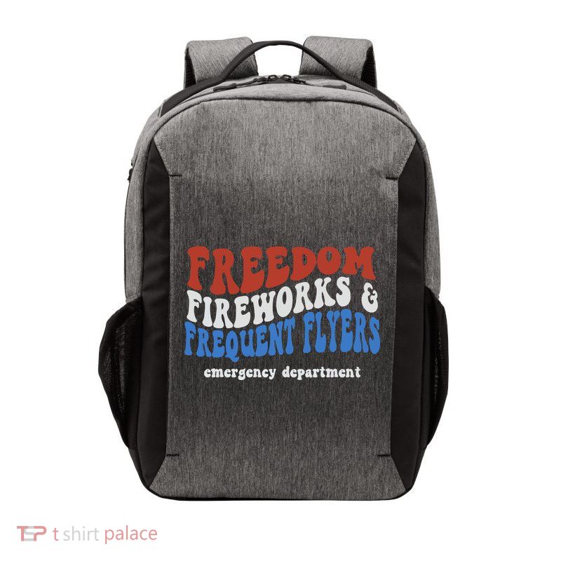 Freedom Fireworks & Frequent Flyers Emergency Department Vector Backpack
