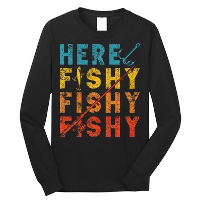 Fisher Fish Fishermen Bait Fishing Rod Girls Bass Long Sleeve Shirt