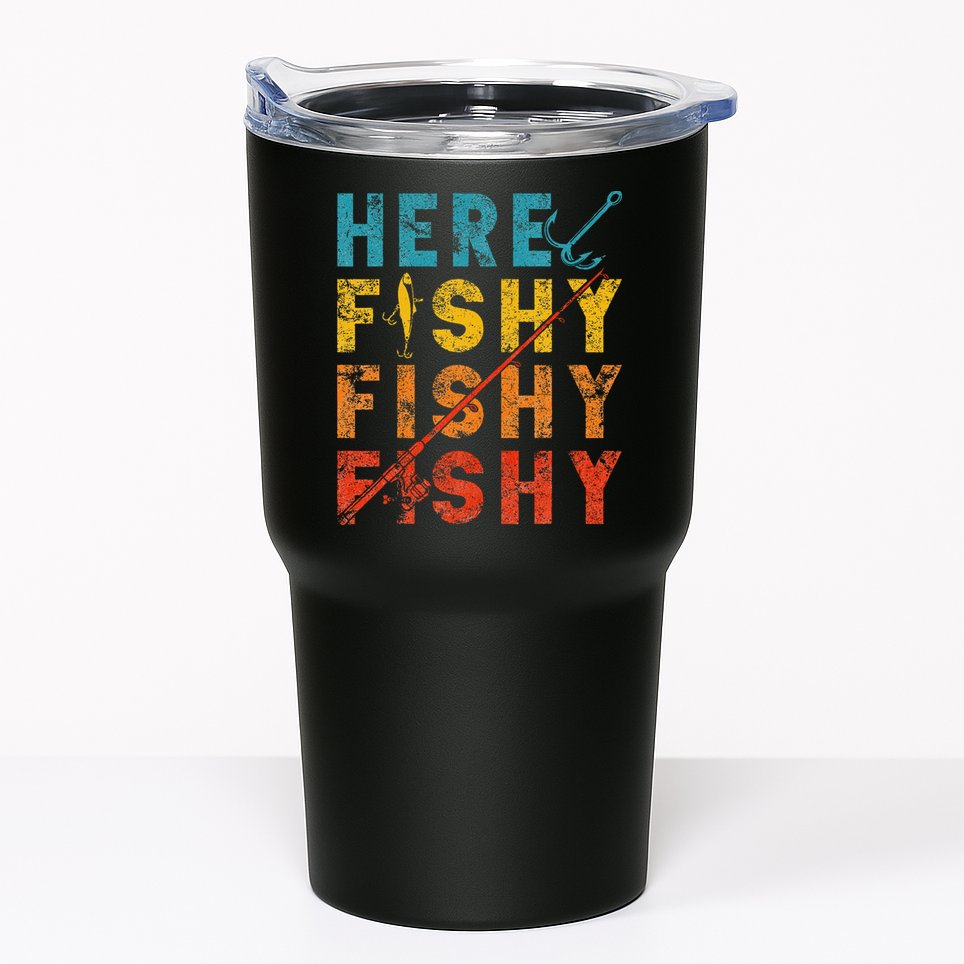 Fisher Fish Fishermen Bait Fishing Rod Girls Bass Tumbler
