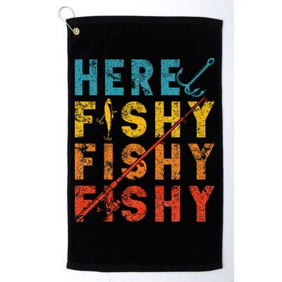 Fisher Fish Fishermen Bait Fishing Rod Girls Bass Golf Towel