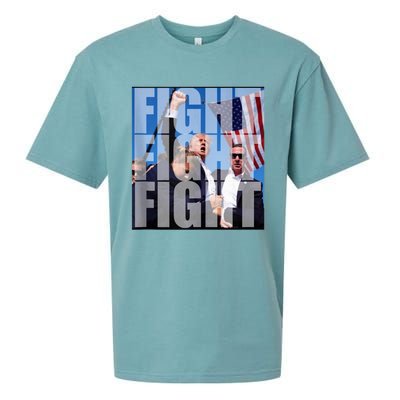 Fight Fight Fight For Donald Trump 2024 Usa Election Voting Sueded Cloud Jersey T-Shirt