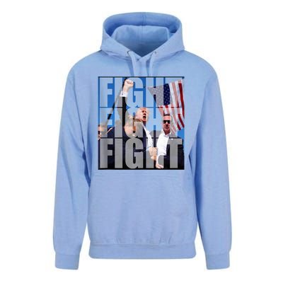 Fight Fight Fight For Donald Trump 2024 Usa Election Voting Unisex Surf Hoodie