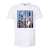 Fight Fight Fight For Donald Trump 2024 Usa Election Voting Softstyle CVC T-Shirt