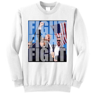 Fight Fight Fight For Donald Trump 2024 Usa Election Voting Sweatshirt