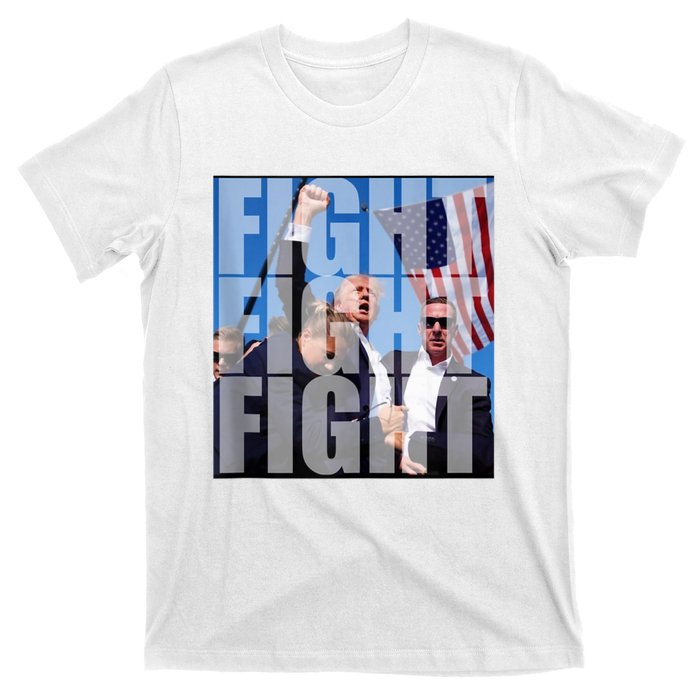 Fight Fight Fight For Donald Trump 2024 Usa Election Voting T-Shirt