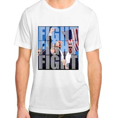 Fight Fight Fight For Donald Trump 2024 Usa Election Voting Adult ChromaSoft Performance T-Shirt