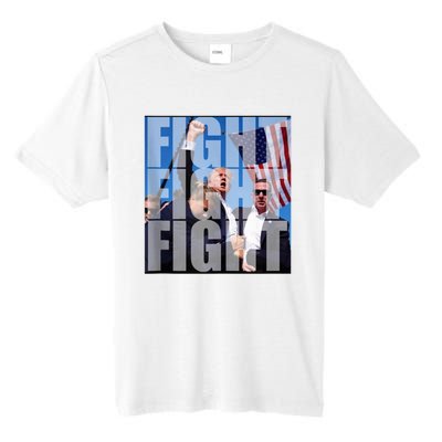 Fight Fight Fight For Donald Trump 2024 Usa Election Voting Tall Fusion ChromaSoft Performance T-Shirt