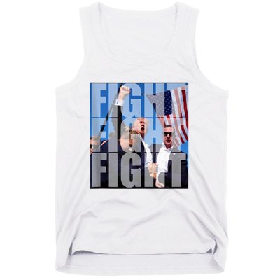 Fight Fight Fight For Donald Trump 2024 Usa Election Voting Tank Top