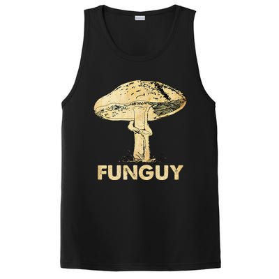 Funguy Funny Fungi Fungus Mushroom Funny Guy Vintage PosiCharge Competitor Tank