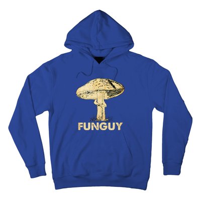 Funguy Funny Fungi Fungus Mushroom Funny Guy Vintage Hoodie