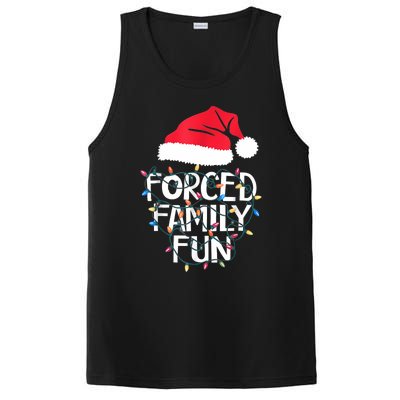 Forced Family Fun Sarcastic Christmas Funny PosiCharge Competitor Tank