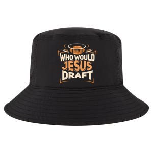 Funny Fantasy Football Who Would Jesus Draft Cool Comfort Performance Bucket Hat