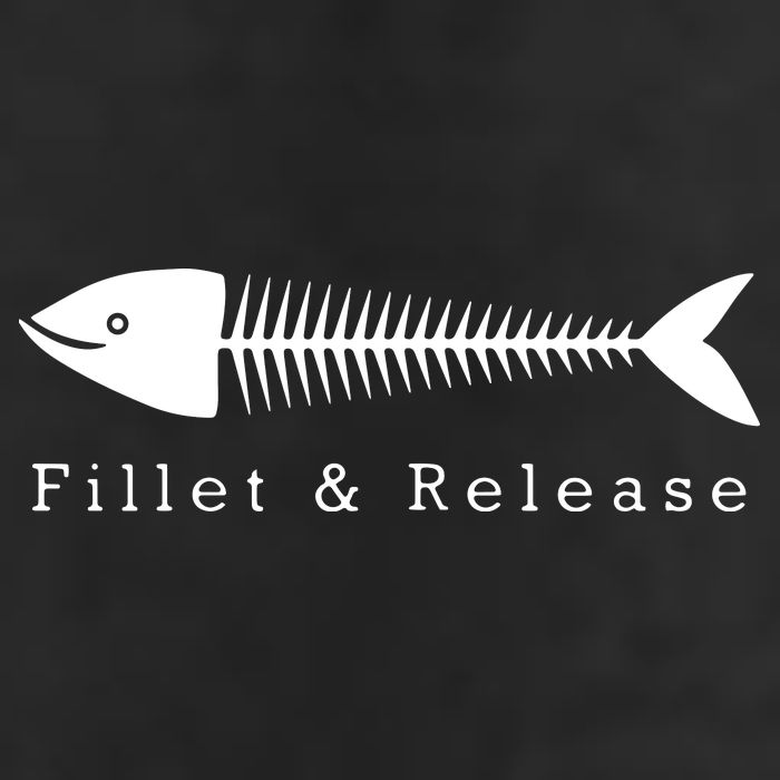 Funny Fishing Fisherman Humor Tee Fillet And Release Adult Drive Performance Visor