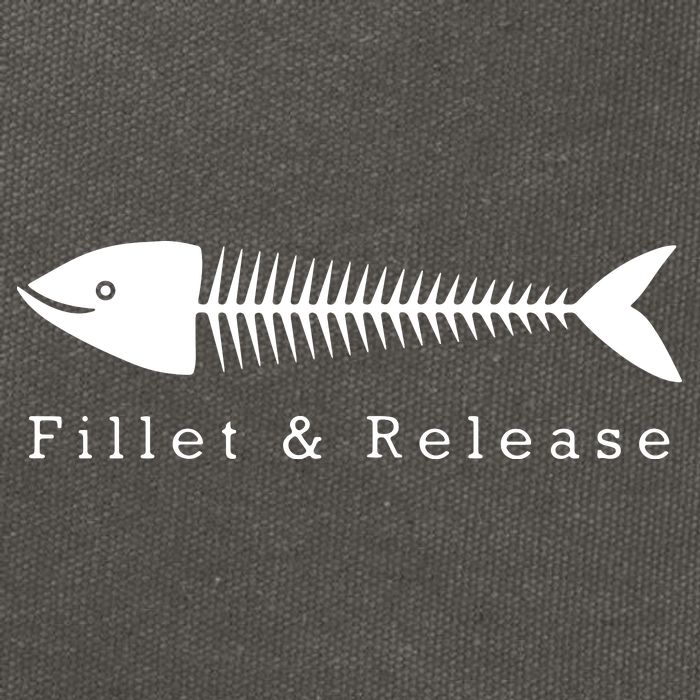 Funny Fishing Fisherman Humor Tee Fillet And Release Cotton Canvas Backpack