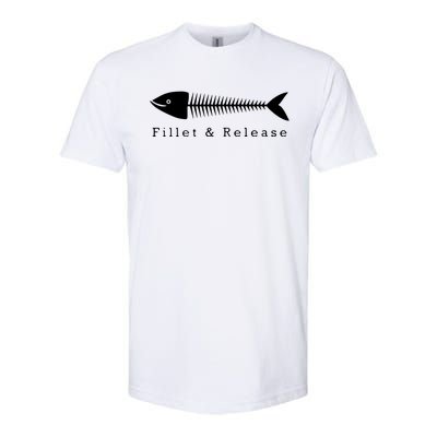 Funny Fishing Fisherman Humor Tee Fillet And Release Softstyle CVC T-Shirt