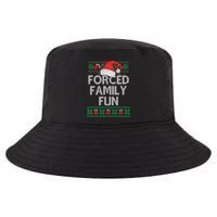 Forced Family Fun Sarcastic Funny Christmas Ugly Xmas Cool Comfort Performance Bucket Hat