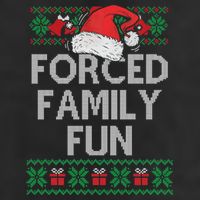 Forced Family Fun Sarcastic Funny Christmas Ugly Xmas Adult Drive Performance Visor