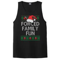 Forced Family Fun Sarcastic Funny Christmas Ugly Xmas PosiCharge Competitor Tank