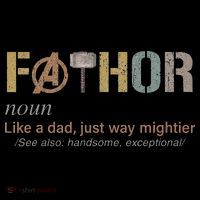 Fathor Funny Fathor Definition Funny Father's Day Performance Shirt