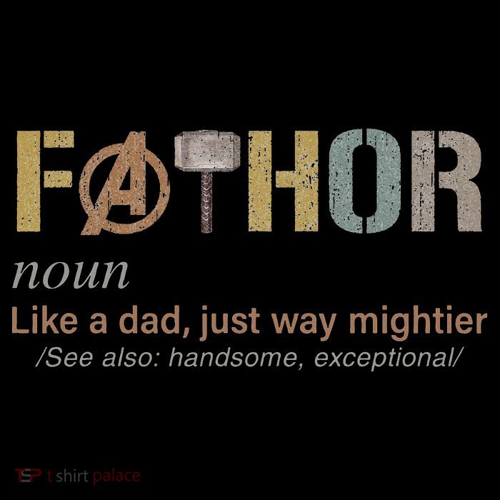 Fathor Funny Fathor Definition Funny Father's Day T-Shirt