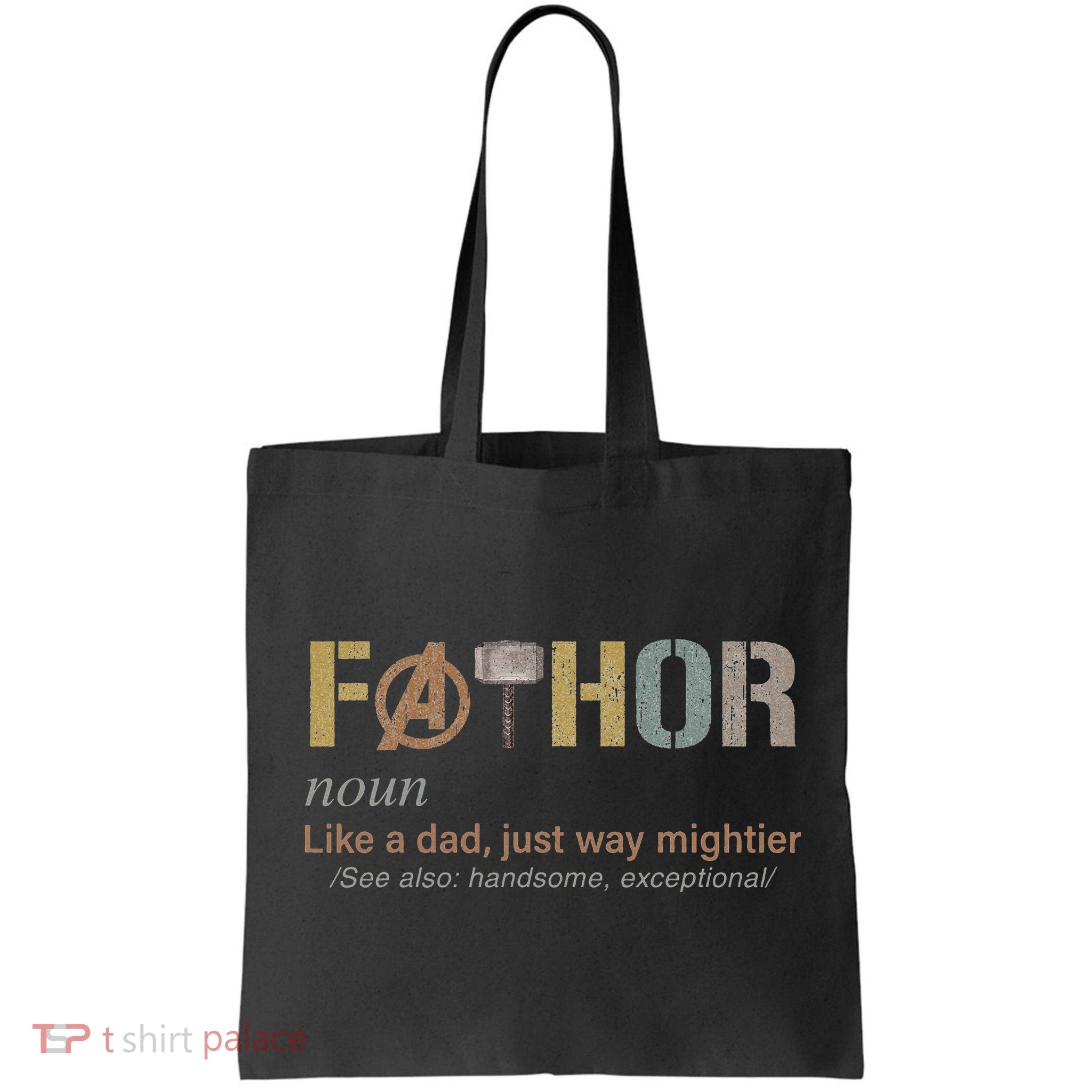 Fathor Funny Fathor Definition Funny Father's Day Bag