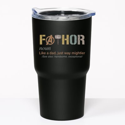 Fathor Funny Fathor Definition Funny Father's Day Tumbler