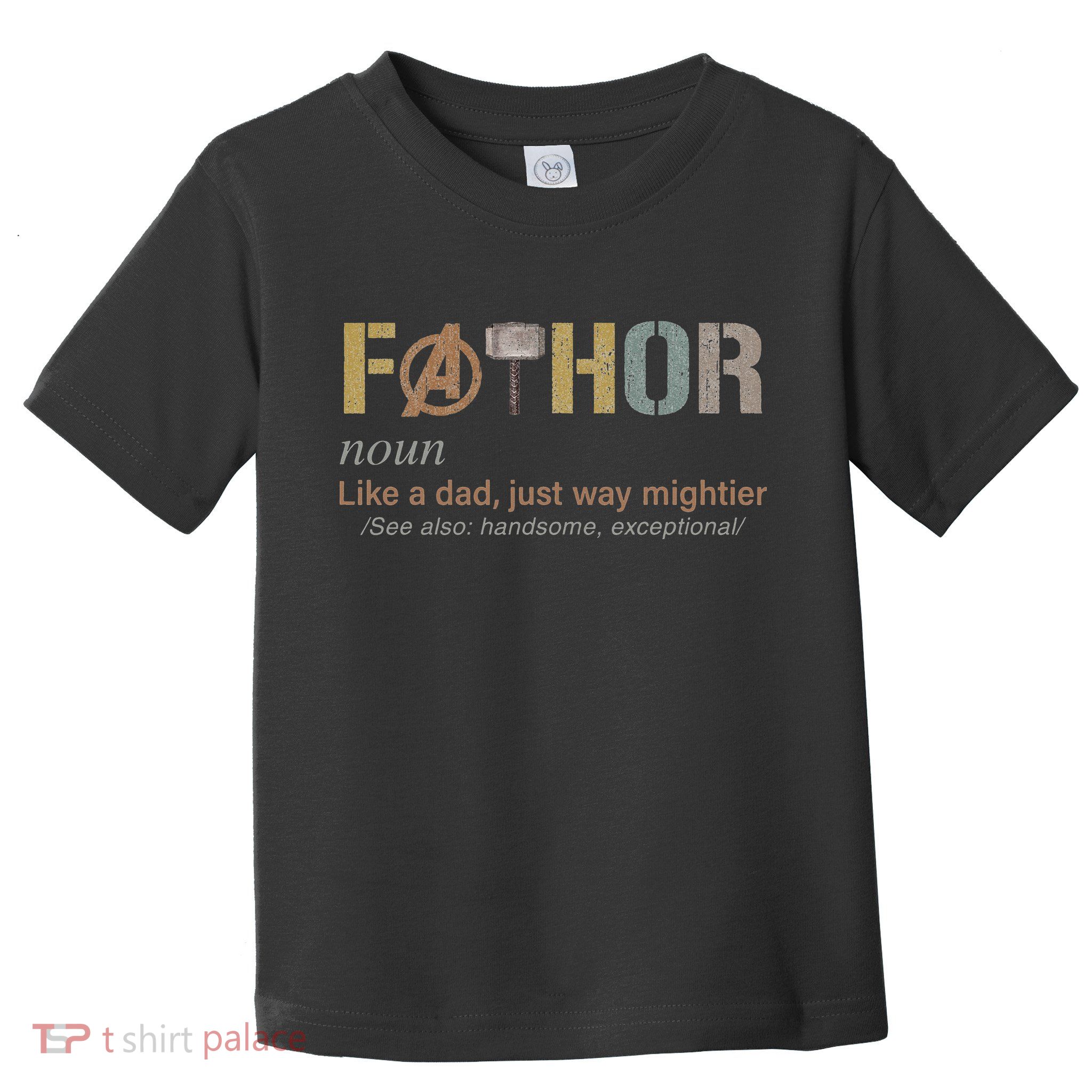 Fathor Funny Fathor Definition Funny Father's Day Toddler T-Shirt