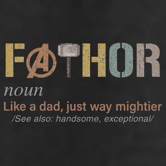 Fathor Funny Fathor Definition Funny Father's Day Microfiber Hand Towel