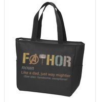 Fathor Funny Fathor Definition Funny Father's Day Zip Tote Bag