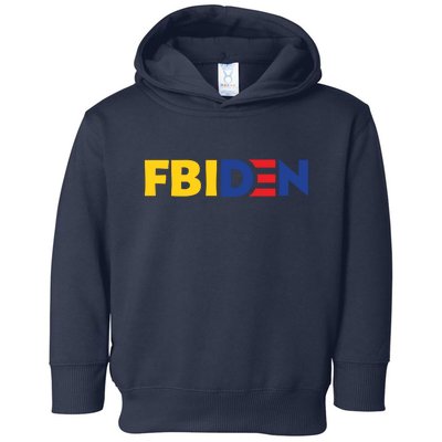 Funny FBIden FBI Biden Design Toddler Hoodie