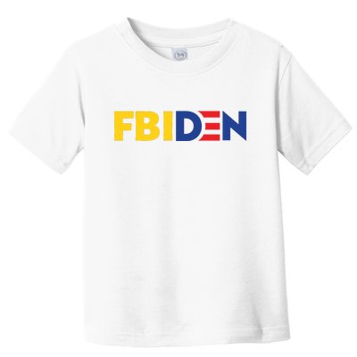 Funny FBIden FBI Biden Design Toddler T-Shirt