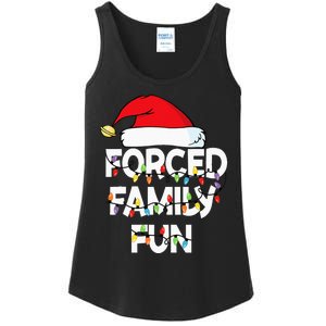 Forced Family Fun Women Christmas Pajamas Ladies Essential Tank