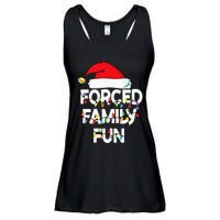 Forced Family Fun Women Christmas Pajamas Ladies Essential Flowy Tank