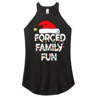 Forced Family Fun Women Christmas Pajamas Women's Perfect Tri Rocker Tank