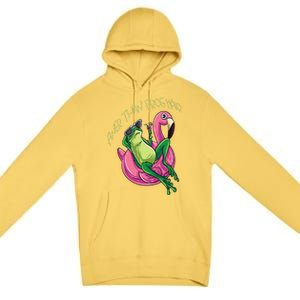 Funny Frog Finer Than Frog Hair Premium Pullover Hoodie