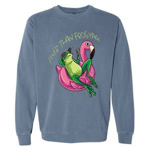 Funny Frog Finer Than Frog Hair Garment-Dyed Sweatshirt