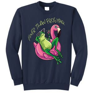 Funny Frog Finer Than Frog Hair Sweatshirt