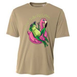 Funny Frog Finer Than Frog Hair Cooling Performance Crew T-Shirt