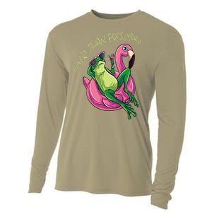 Funny Frog Finer Than Frog Hair Cooling Performance Long Sleeve Crew