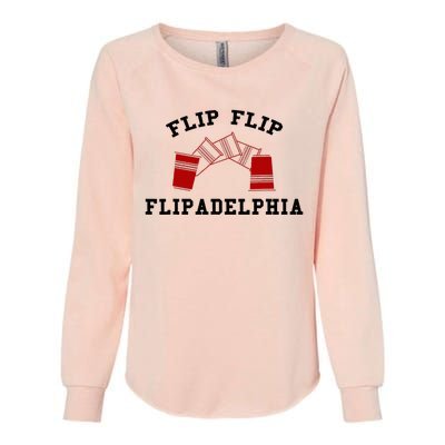 Flip Flip Flipadelphia Womens California Wash Sweatshirt