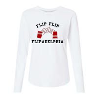 Flip Flip Flipadelphia Womens Cotton Relaxed Long Sleeve T-Shirt