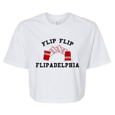 Flip Flip Flipadelphia Bella+Canvas Jersey Crop Tee