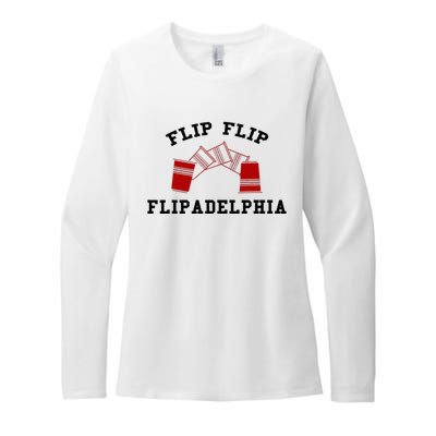 Flip Flip Flipadelphia Womens CVC Long Sleeve Shirt