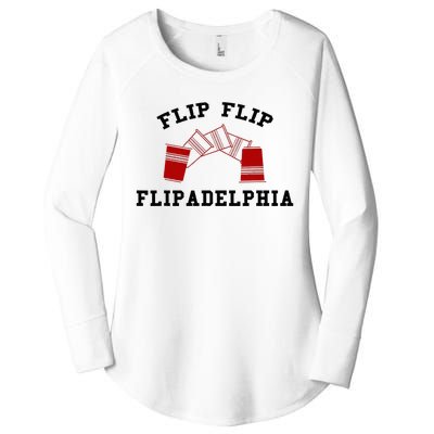 Flip Flip Flipadelphia Women's Perfect Tri Tunic Long Sleeve Shirt