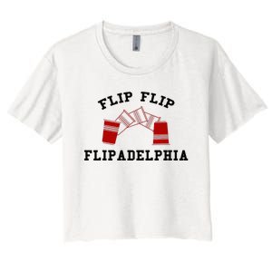 Flip Flip Flipadelphia Women's Crop Top Tee