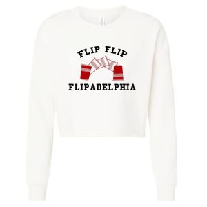 Flip Flip Flipadelphia Cropped Pullover Crew