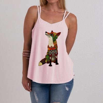 Floral Fox Women's Strappy Tank