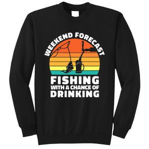 Fisherman for  Fishing ' Drinking Grandpa Dad Sweatshirt