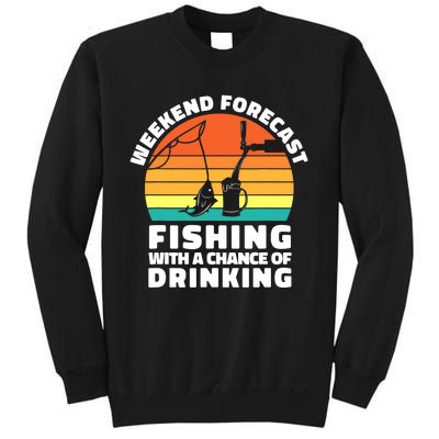 Fisherman for  Fishing ' Drinking Grandpa Dad Sweatshirt