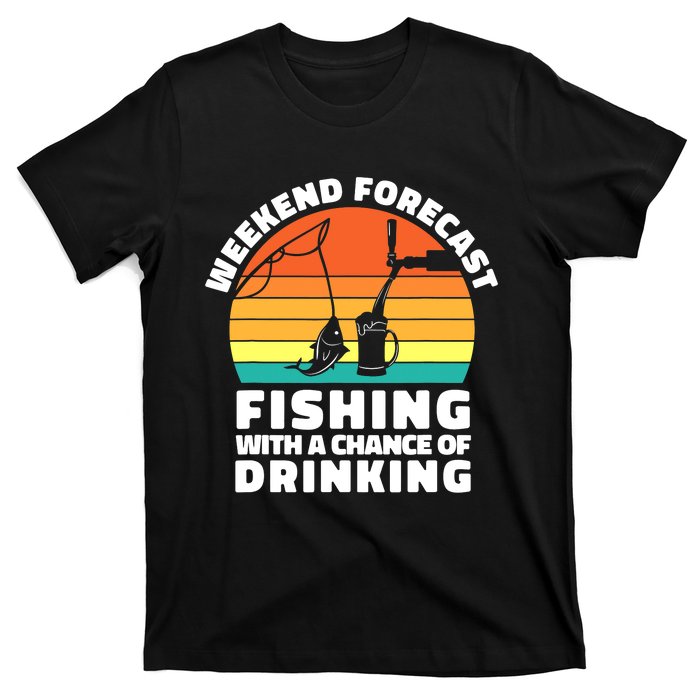 Fisherman for  Fishing ' Drinking Grandpa Dad T-Shirt